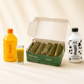 Combo Viverdez: Shot de Cúrcuma, Jugos Verdes y Kéfir