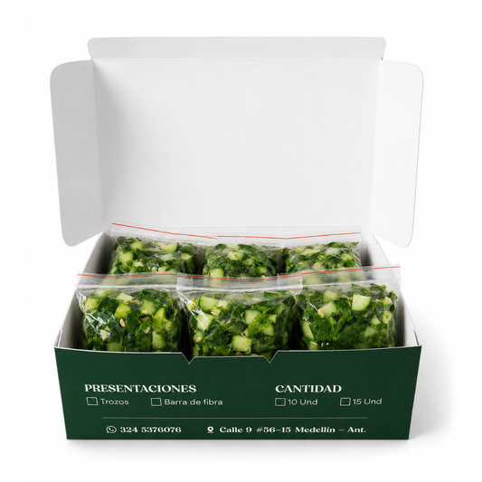 Jugos verdes en trozos x10 und (DISPONIBLE SOLO EN MEDELLIN)